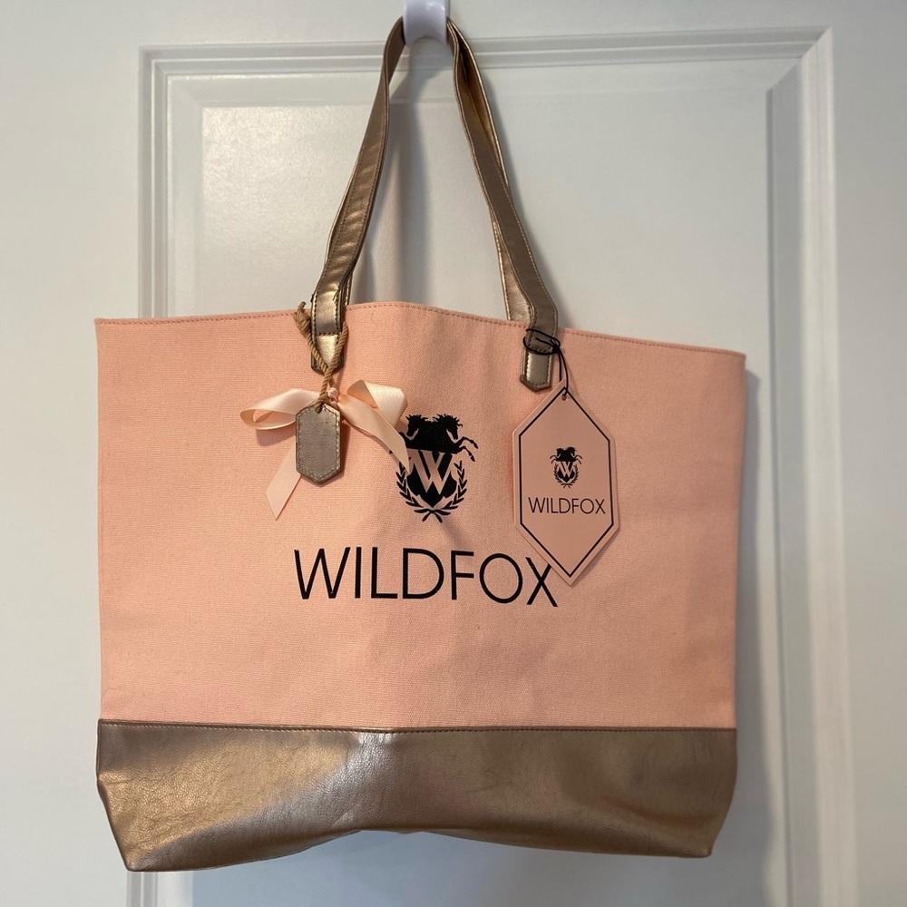 Wildfox Rose Gold and Blush Tote NWT